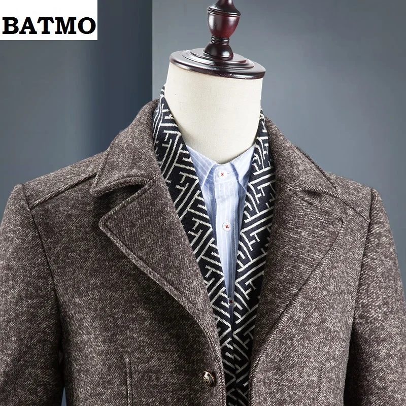 BATMO 2021 Новое поступление зимнее высококачественное шерстяное толстое пальто для