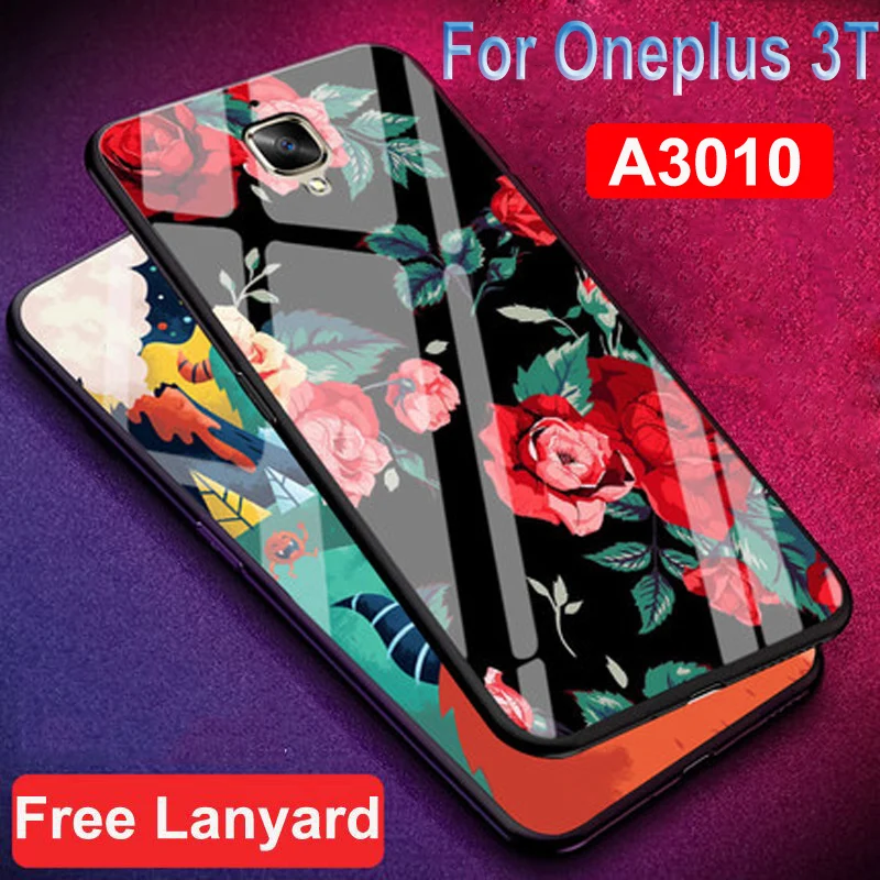 Для One Plus 3 т чехол для телефона oneplus 1 + T A3010 Глянцевая закаленное Стекло задняя