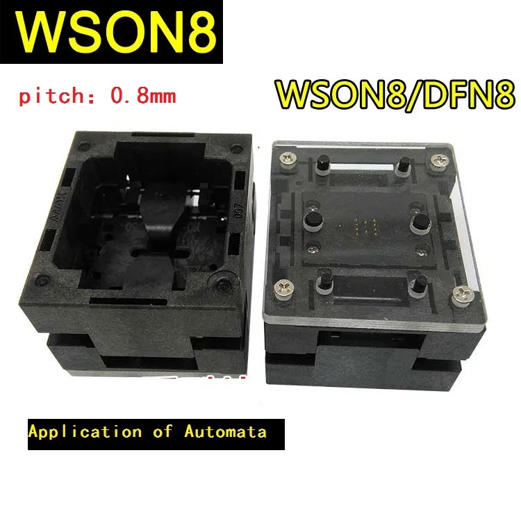 WSON8 верхнее окно тестовое сиденье DFN8 0.8 расстояние 4*3 мм Датчик давления старение