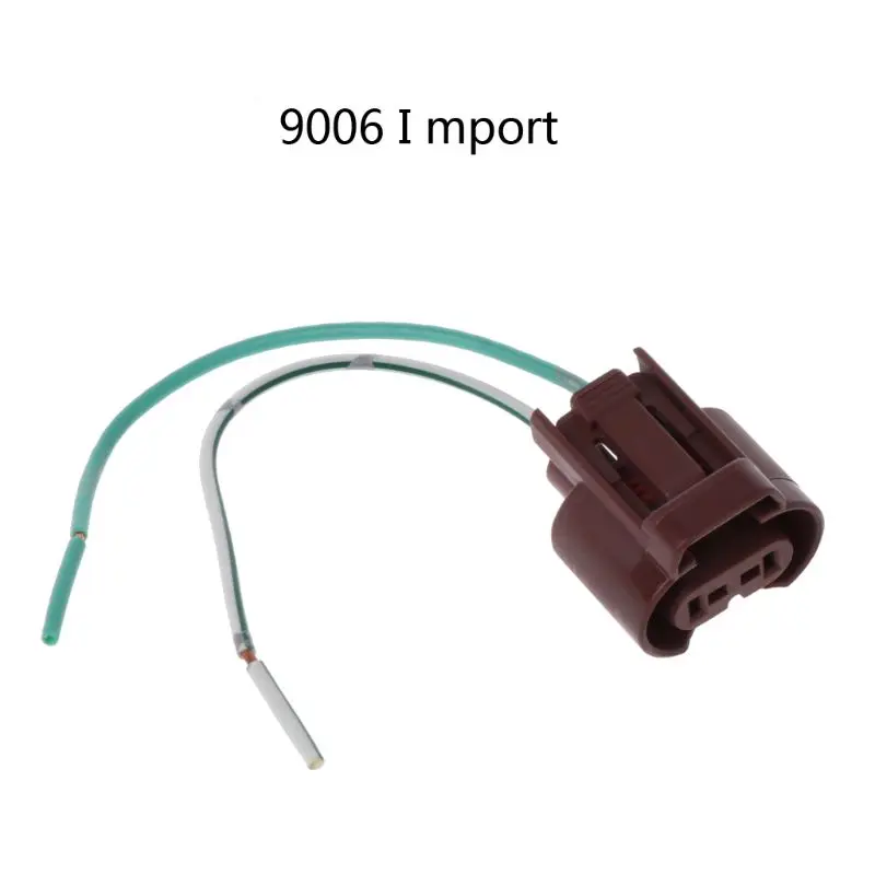 

Import 9006 Car Halogen Bulb Socket Power Adapter Plug Connector Wiring Harness High Quality