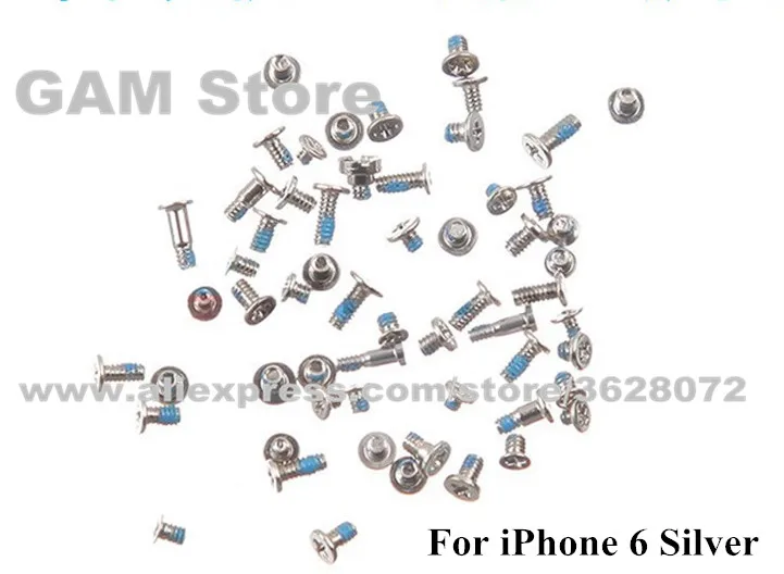 Полный набор винтов для iPhone 4 4S 5 5S 5C SE 6 6Plus 6S 6SP полный комплект с 2 нижней док