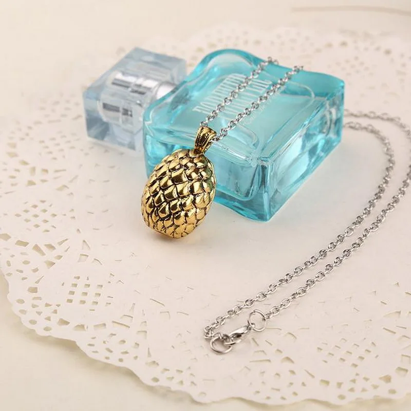game of thrones necklace song ice and fire dragon egg vintage retro pendant for men women wholesale c25 |