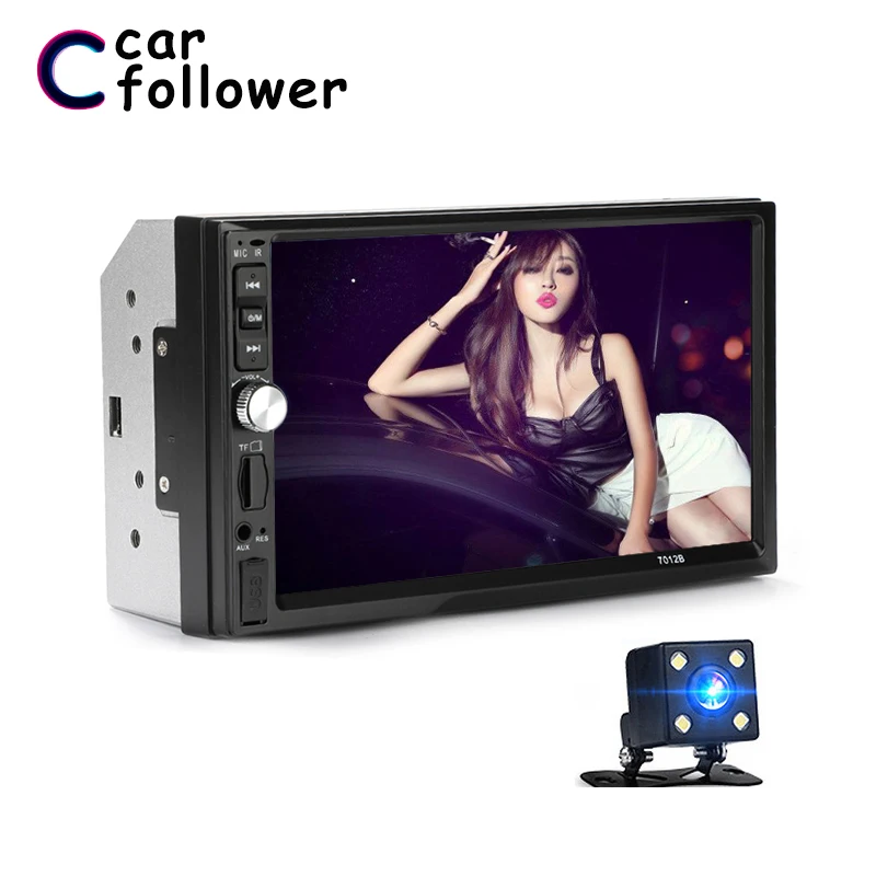 Авто Радио Bluetooth 2 din автомобильный радиоприемник Поддержка BT/FM/AUX IN/USB Реверсивный