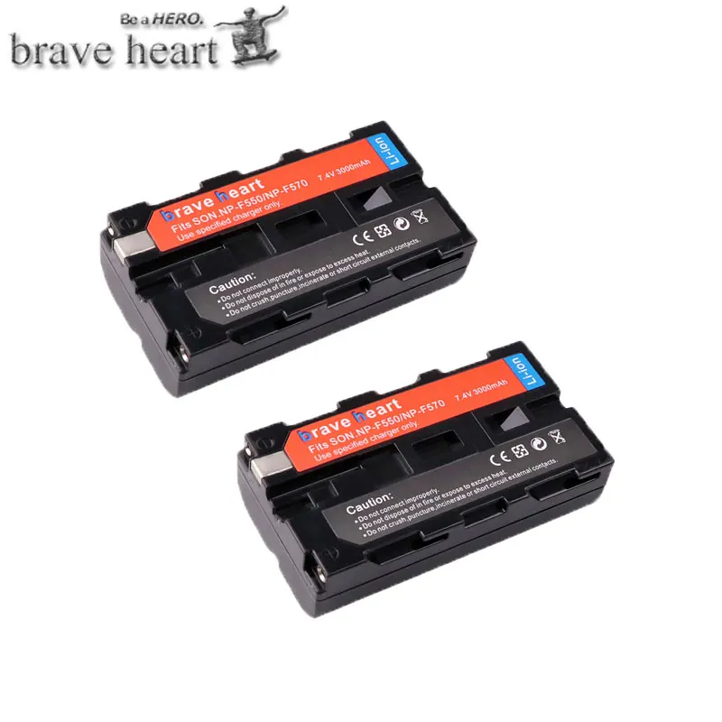2battery 2x7,2 v акумуляторная батарея NP-F550 NP F550 F570 F530 батареи+ двойной Зарядное устройство для sony CCD-SC55 CCD-TRV81 DCR-TRV210 MVC-FD81 Hi-8 камеры - Цвет: 2battery