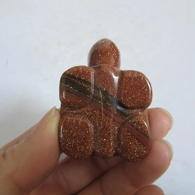 MJP оптовая цена ручная резьба прекрасные натуральные камни золотой песок