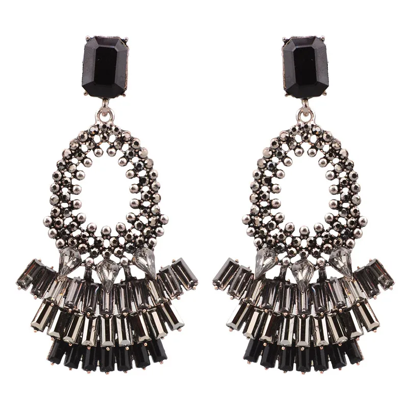 1 Pair Lady Girl Earrings Ear Drop Pendant Dangle Vintage Alloy Fashion For Party Wedding CX17 | Украшения и аксессуары