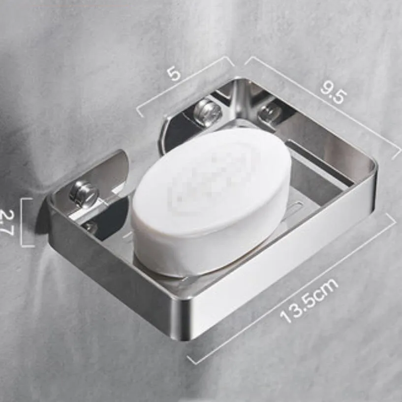 SMT257-S-Bright ligh 8 цветов, 304 нержавеющая сталь, современные аксессуары для ванной комнаты, мыльница, чехол для мыла - Цвет: SMT257-S-Bright ligh