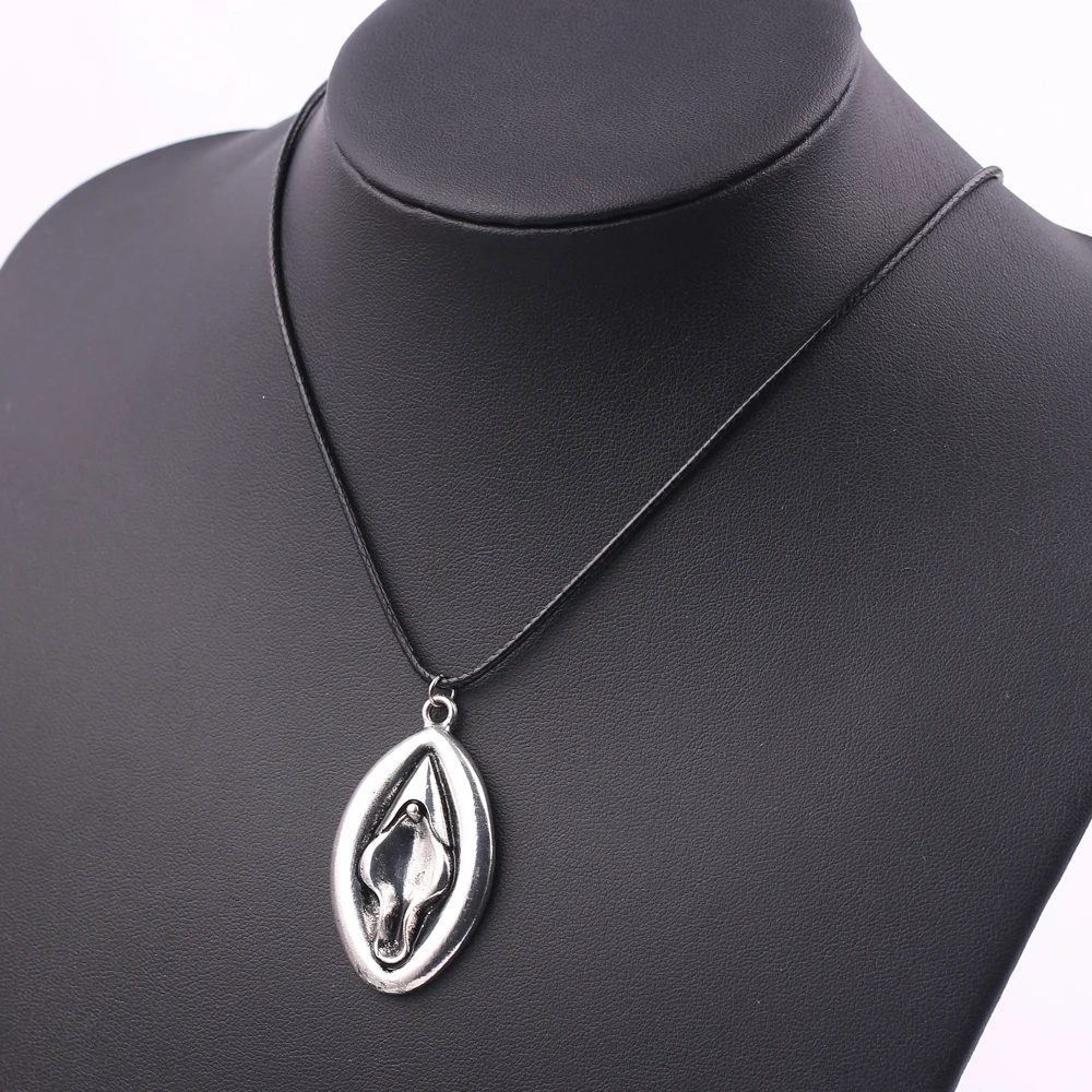 Ожерелье с подвеской в форме влагалища ожерелья для интима женские