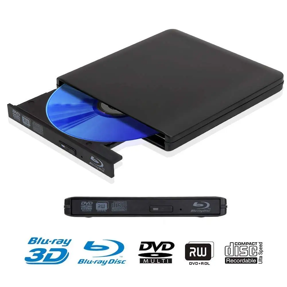 Blu Ray USB 3 0 внешний DVD CD Привод портативный CD/DVD RW писатель плеер для ноутбука