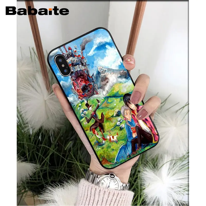 Babaite Хоула Ходячий замок красочные милые аксессуары для телефона чехол Apple iPhone 8 7 6