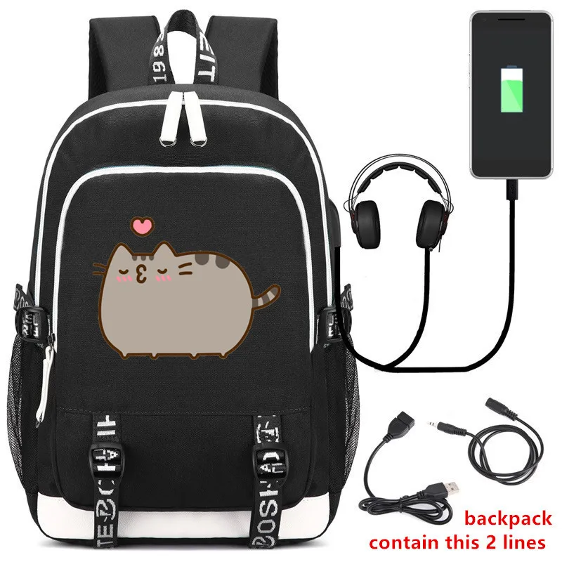 Рюкзак с USB портом и замком для наушников|Мужские рюкзаки| |