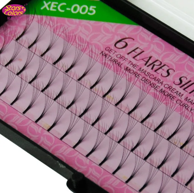 6D шелковые ресницы высокого качества натуральные для наращивания ресниц