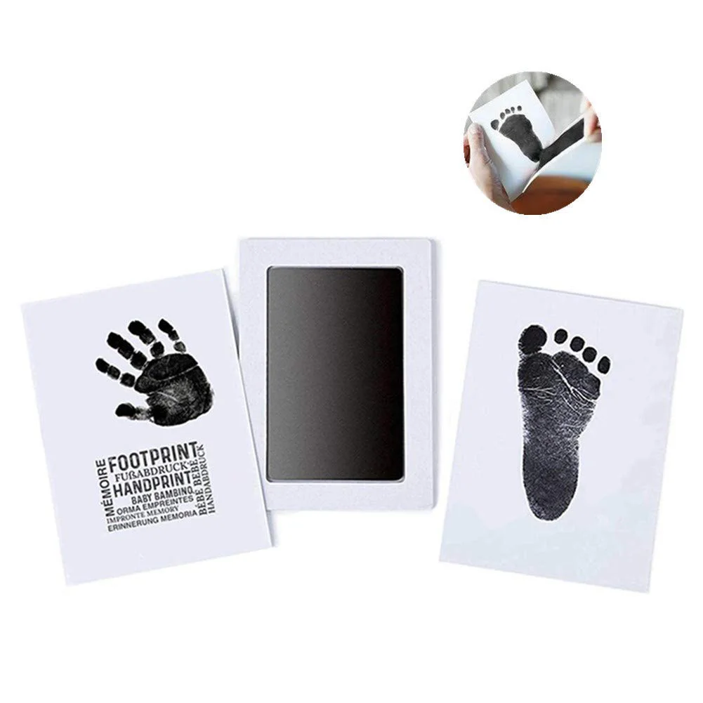 Safe Ink Pad Mess Free Inkless Baby Non-toxic Imprint Cards Stamp Newborn Souvenir Footprint Infant Handprint