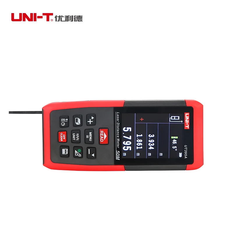 UNI T UT390B + UT391 UT395A UT395B UT395C портативный лазерный дальномер 40 м 50 60 70 100 дальномер|distance
