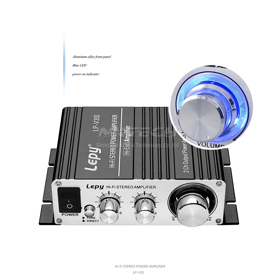 Цифровой плеер LP-V3S Lepy автомобильный мощный Hi-Fi стереоусилитель динамик 3 5 мм