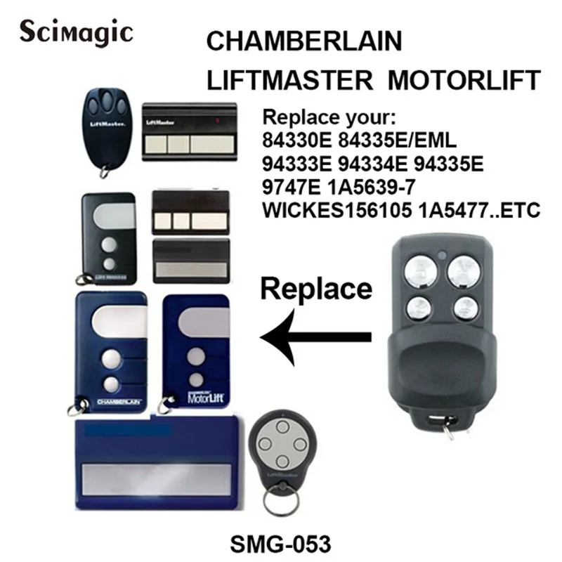 Liftmaster Чемберлен 94335E двери гаража дистанционный пульт Замена Бесплатная
