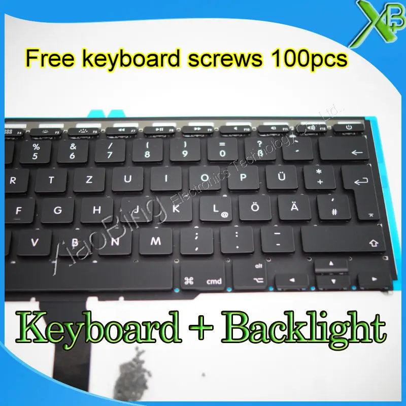 Совершенно новый для MacBook Air 11 6 &quotA1370 A1465 немецкий Deutsch QWERTZ Tastatur клавиатура +