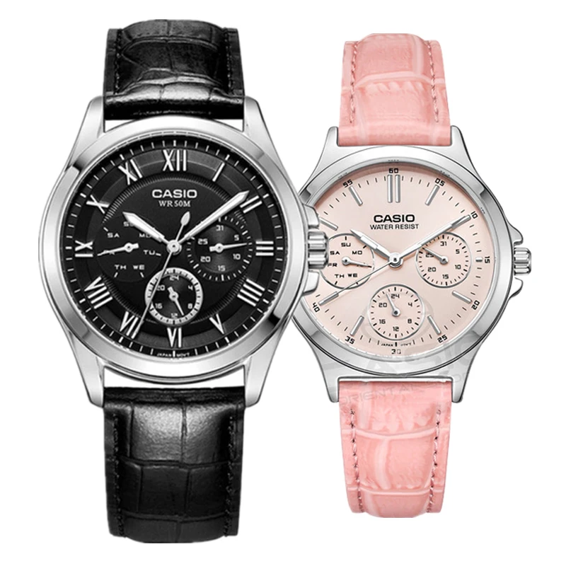 Casio парные кварцевые часы мужские и женские повседневные модные наручные горячая