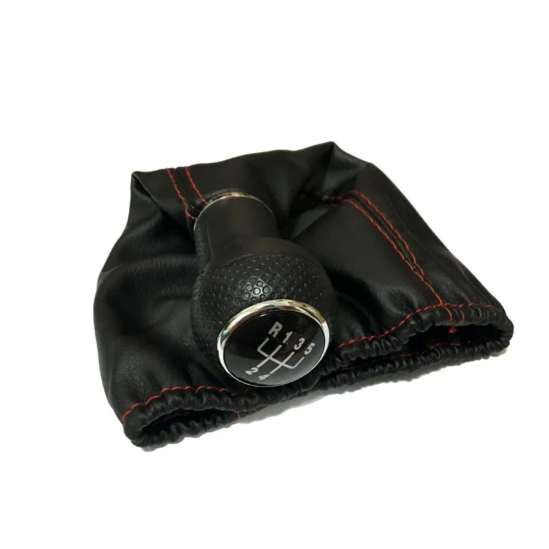 

For Volkswagen VW POLO 6N 6N2 Golf 3 MK3 Vento Lupo 1996 1997 1998 1999 2000 2001 5 Speed Car Shift Knob Gear Knob With Leather