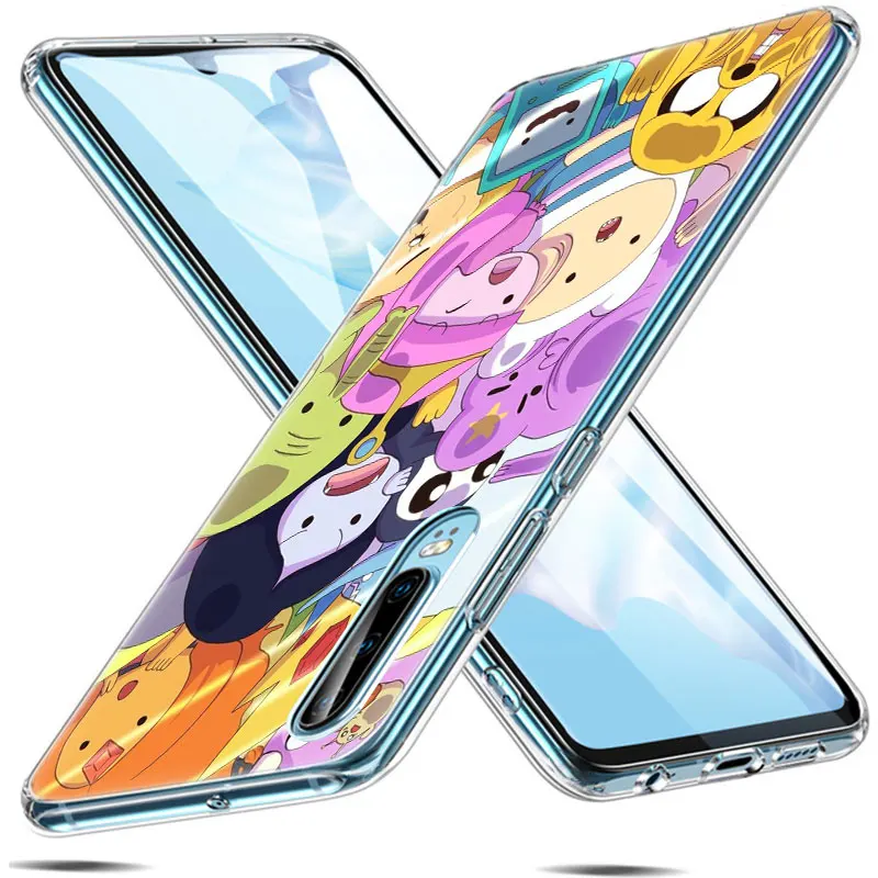 Мягкий силиконовый чехол Adventure Time для телефона Huawei P30 P20 Pro P10 P9 P8 Lite 2017 P Smart Z Plus 2019 NOVA
