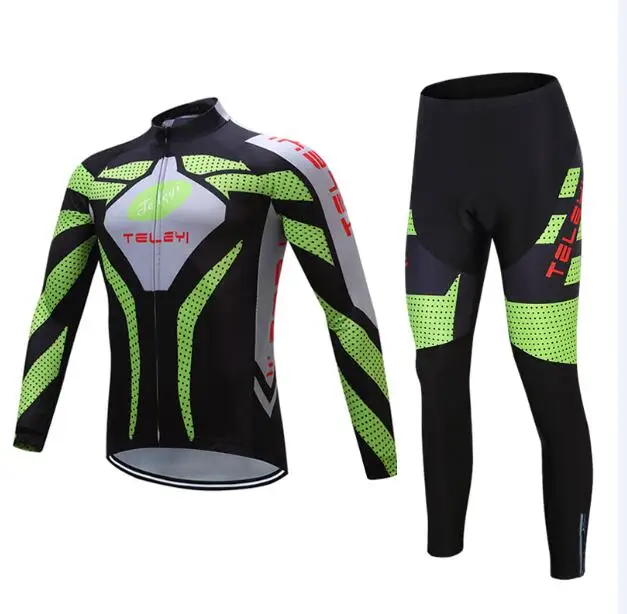 jersey and pants Одежда для велоспорта Pro Team Осенняя мужская велосипедная одежда костюм mtb дорожный велосипед Джерси набор униформы комплект Майо комбинезон спортивная одежда - Цвет: jersey and pants