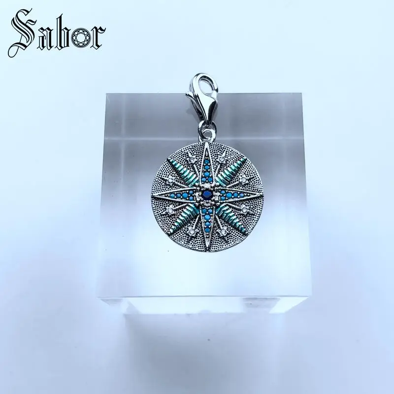 Thomas Vintage Star Blue Charm 2020 модные ювелирные изделия для мужчин и женщин девочек Ts