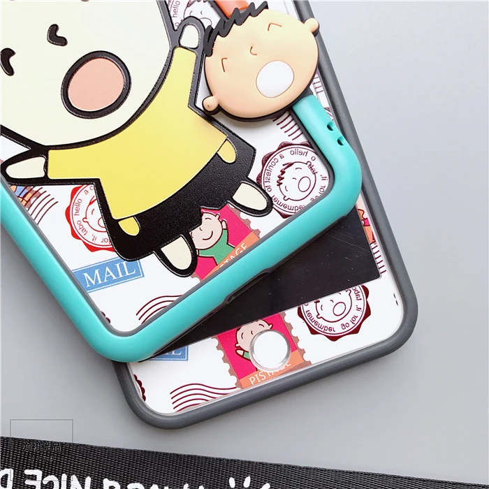 Для iphone XS Max милые Монстры закаленное стекло flim для iphone X XS XR 6 6S 7 8plus мультфильм Сейлор Мун чехол+ бампер+ ремни