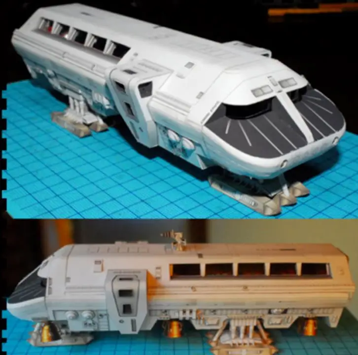 Высококачественная пленка 2001: Комплект бумажных моделей Space odissy Rocket Bus
