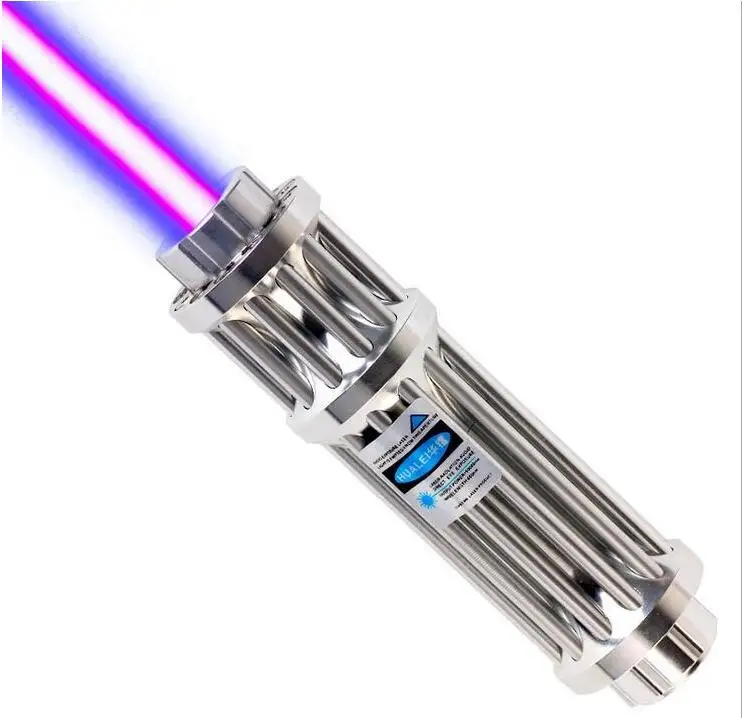 

AAA 450nm High Power Military 500w 500000m Blue Laser Pointer Flashlight Light Burn match candle lit cigarette wicked Hunting