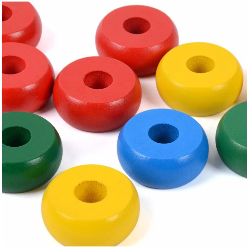 

Baby Toys Count match 1-5 number abacus Teaching Aids Montessori Board Arithmetic Wooden Toys Child Educational Gift Math Toy