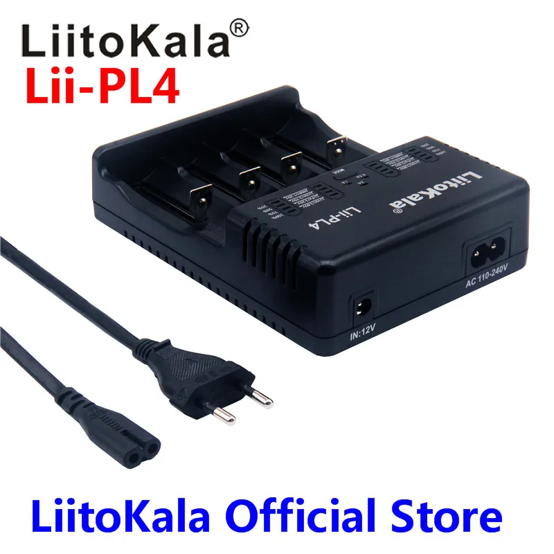 Liitokala Lii-PL4 1 2 В/3 7 В 18650/26650/21700/20700/18350/16340/18500 /14500/10440/AA/AAA никель-металлгидридная