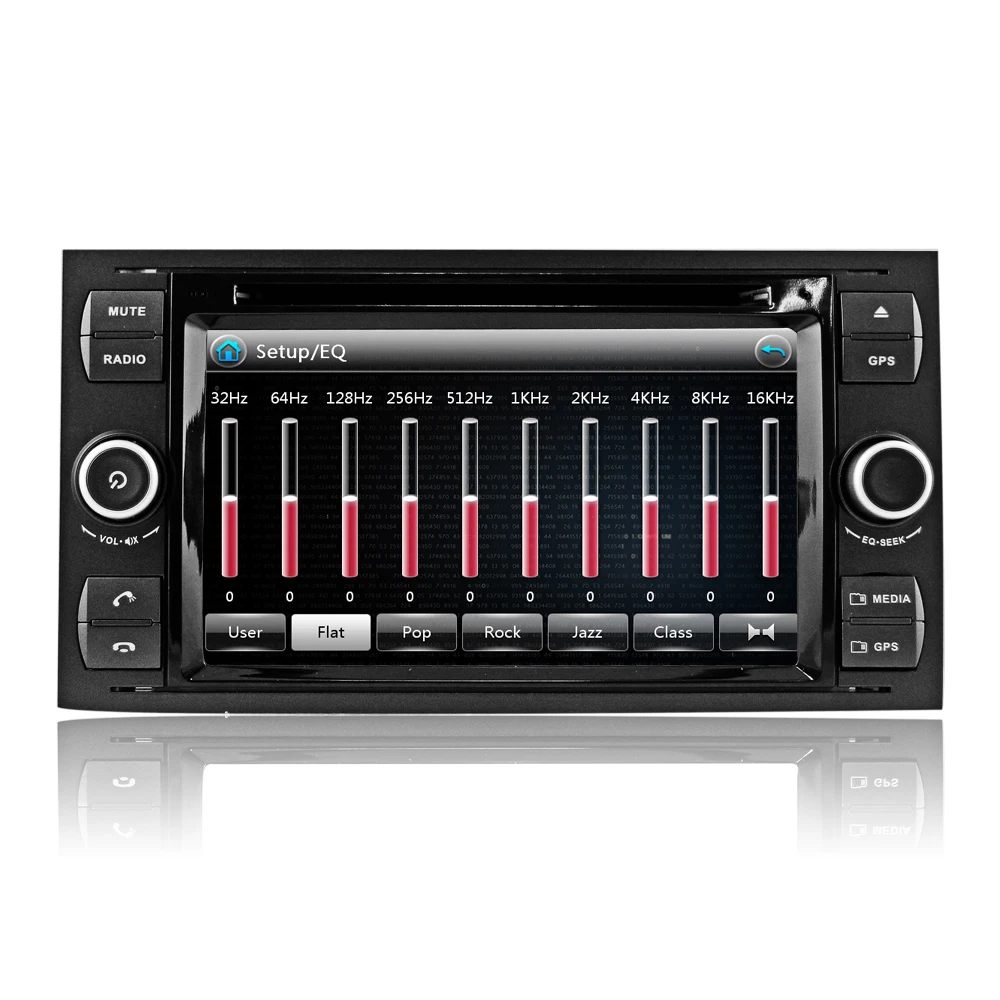 Verkaufen Eunavi 7 ''2 Din Auto DVD-Player Für Ford Focus Galaxy Fiesta S Max C Max Fusion Transit Kuga In Dash GPS Navi Auto Radio Stereo