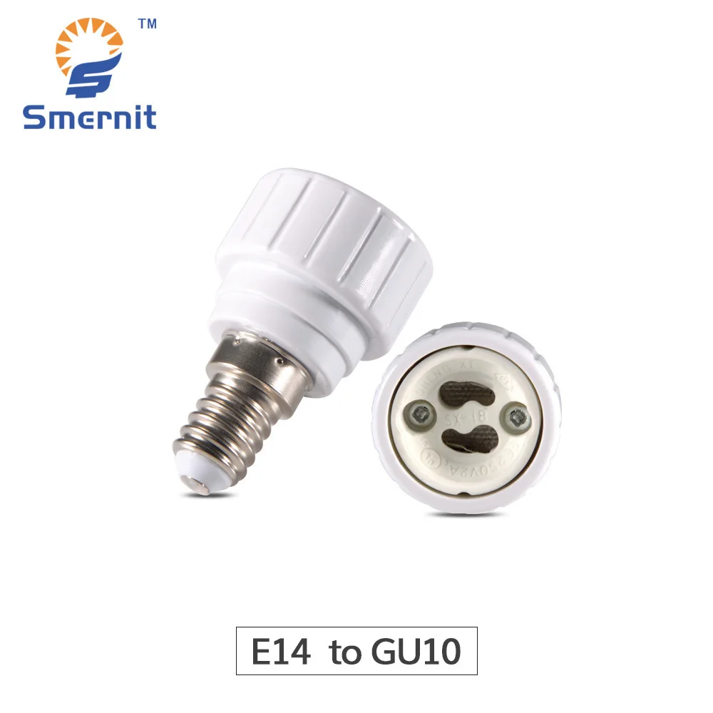 1 шт. E14 к GU10 держатель лампы конвертер светодио дный свет база адаптер разъем