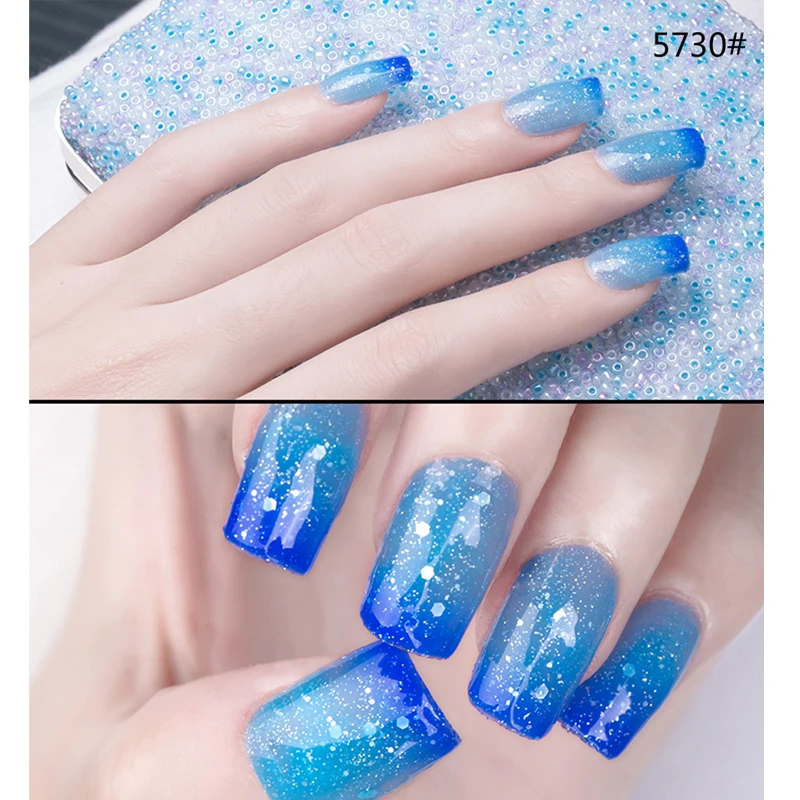 Sarness Новое поступление Температура изменить Цвет Гель лак DIY Nail Книги по
