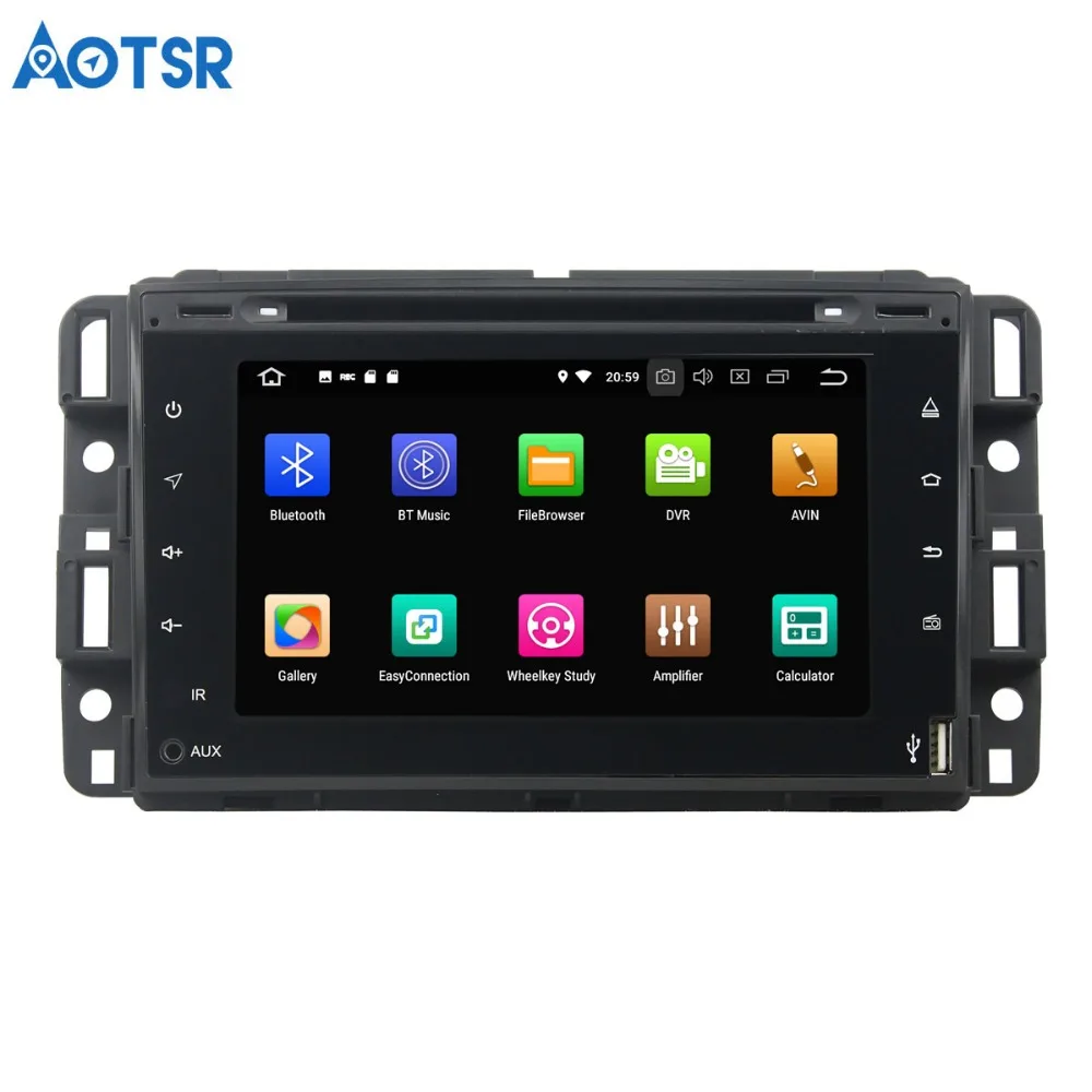 Автомобильный DVD плеер Aotsr Android 8 0 7 1 С GPS навигацией для GMC Yukon/Tahoe 2007 2012