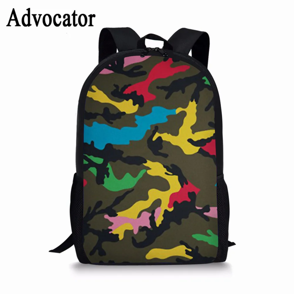 Advocator High Quality Waterproof Camouflage Children School Bags Backpacks Lighten Burden On Shoulder For Kids Mochila Infantil