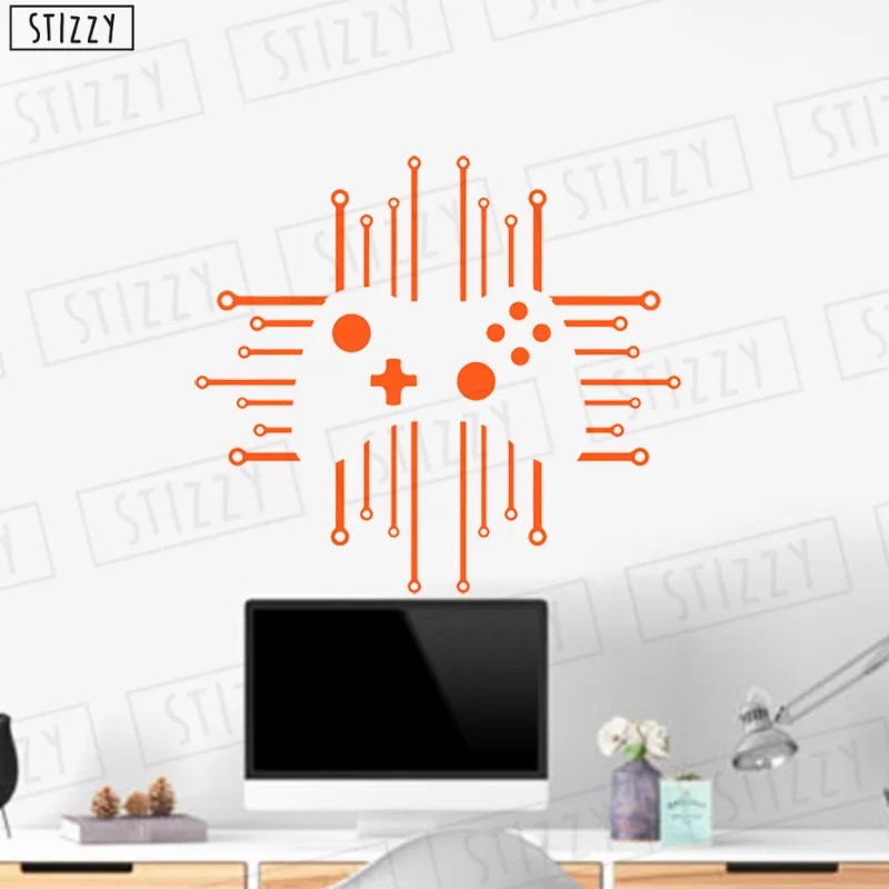 Настенная Наклейка stizzy видео игра плакат виниловые настенные наклейки для