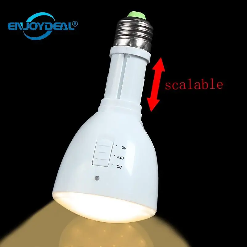 Выдвижная энергосберегающая лампа вспышка 4 Вт E27 светодиодная перезаряжаемая