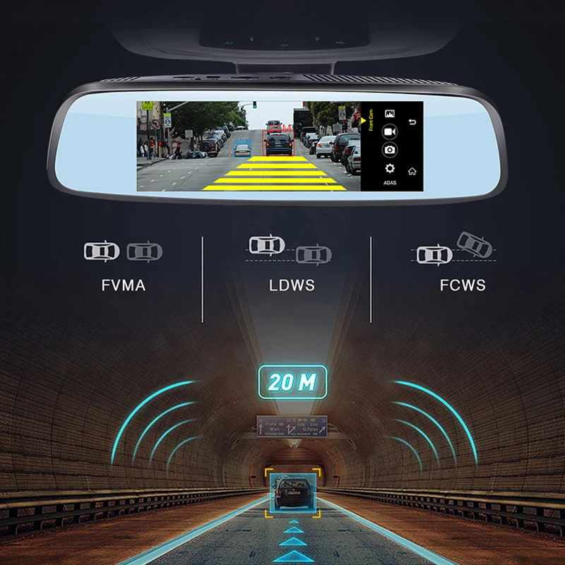CARCHET E09 7 84 &quot4G Специальный кронштейн Автомобильная камера зеркало Android GPS DVR с