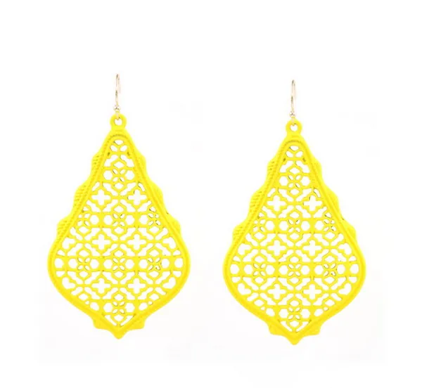 Новые модные разноцветные окрашенные серьги-капельки 5 см большого размера