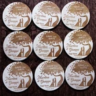 Деревянное дерево в деревенском стиле для свадьбы, магниты для сохранения даты, классический деревянный магнит для сохранения даты, магнит для невесты и жениха