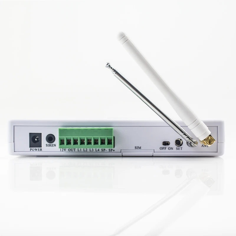 Бесплатная доставка английская Голосовая Беспроводная GSM сигнализация двойная