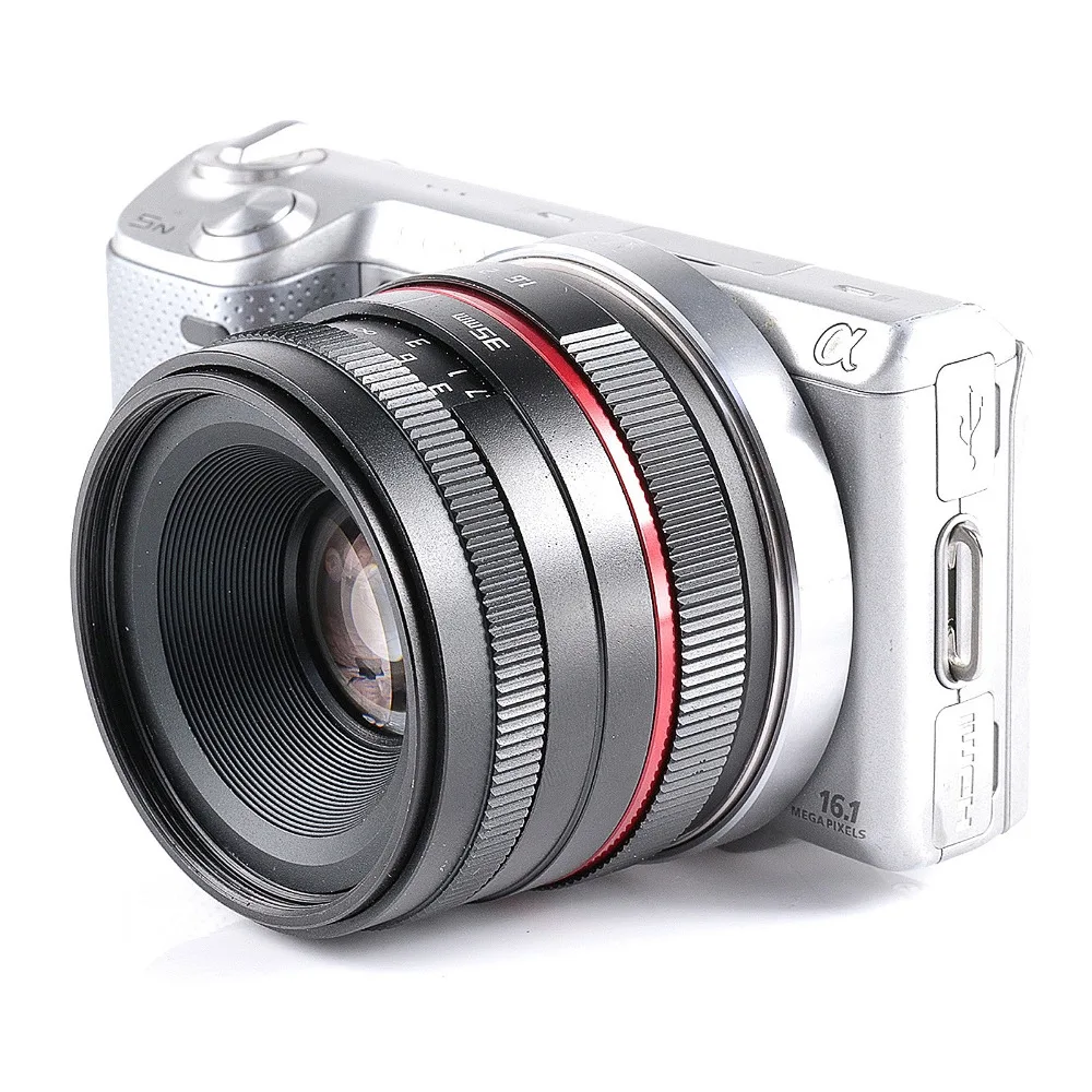

35mm f/1.6 manual Fixed Focus Lens APS-C F1.6 DSLR camera lens for Sony E Mount for Canon NIKON Sony PENTAX lumix Samsung