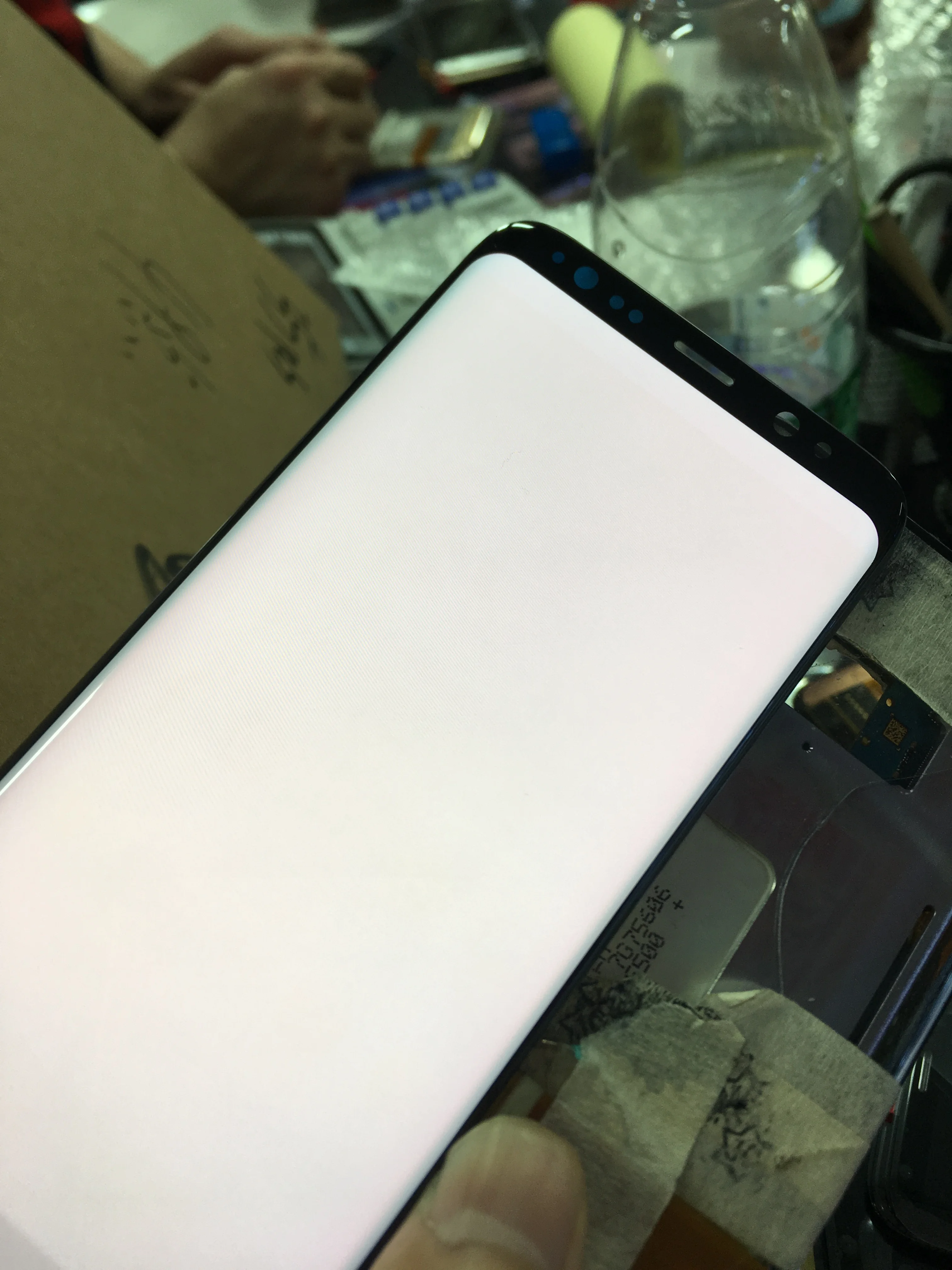 100% Оригинальный ЖК дисплей Super AMOLED для SAMSUNG S8 G950F Samsung экран с сенсорным