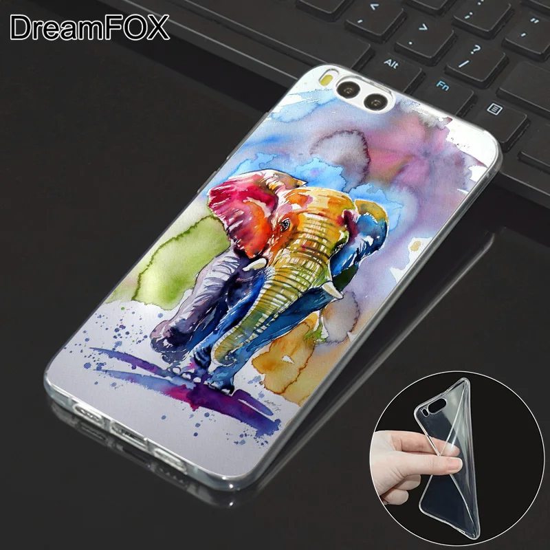 DREAMFOX M535 класса люкс Индийский Слон Мягкий ТПУ силиконовый чехол для Xiaomi Mi Note 2 3 4 5 6
