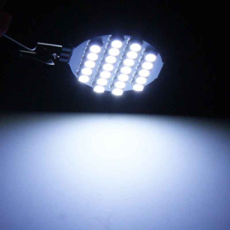 LYMOYO 10 шт./лот DC 12 В G4 24LED круглый Диапазон капот лампа 2835 24SMD свет Кукуруза лампы