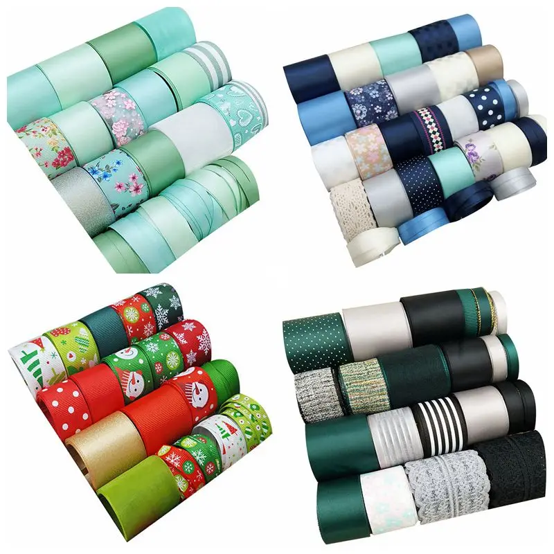 Новинка 2018 ленты в рубчик с рисунком раньше смешанные детский бант аксессуары