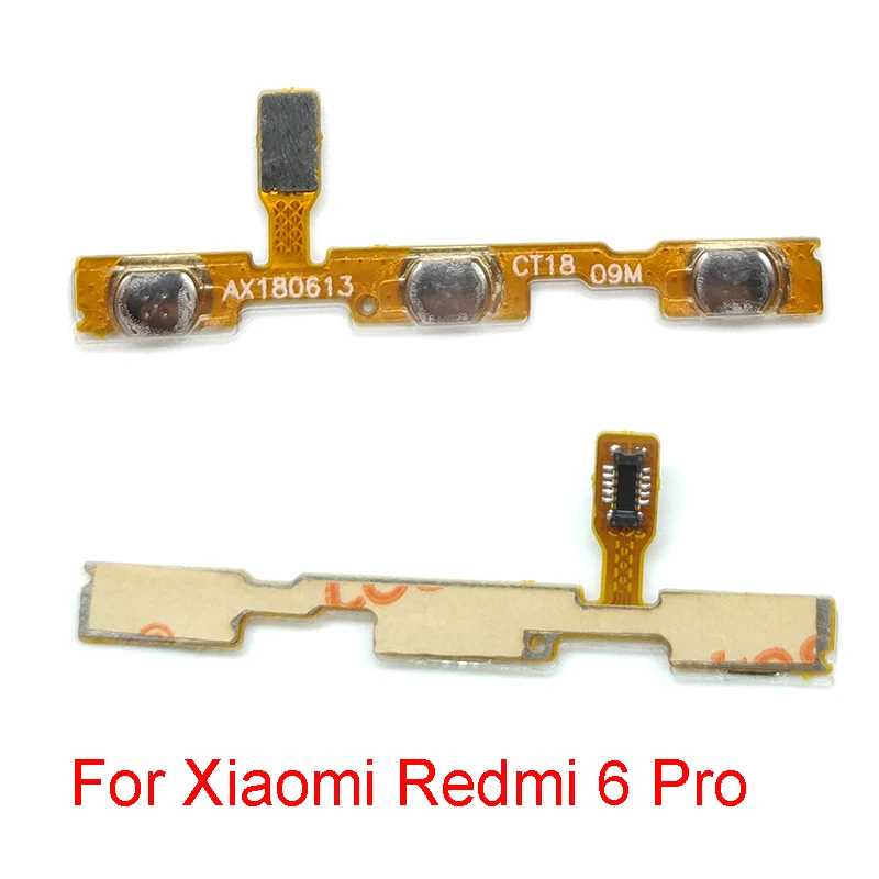 Новый гибкий кабель питания для Xiaomi redmi 6 Pro / Mi A2 lite A3 с боковой кнопкой и гибким