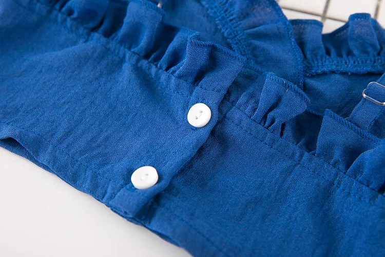 2018 Летний милый комплект модной пляжной одежды для маленьких девочек 2 предмета