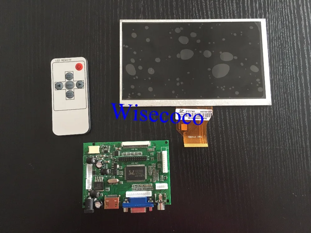 Для INNOLUX 7 дюймовый Raspberry Pi 3 ЖК дисплей экран TFT монитор AT070TN90 + комплект HDMI VGA